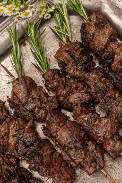 Easy Grilled Lamb Skewers She Keeps A Lovely Home