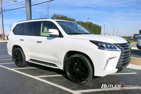 Lexus Lx570 With 24in Black Rhino Tembe Wheels Lexus Lexus Lx570 Suv