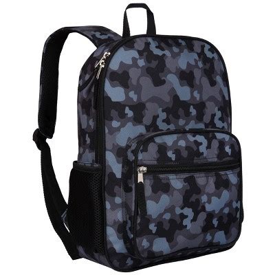 Wildkin Kids Recycled Eco Backpack - Black Camo : Target