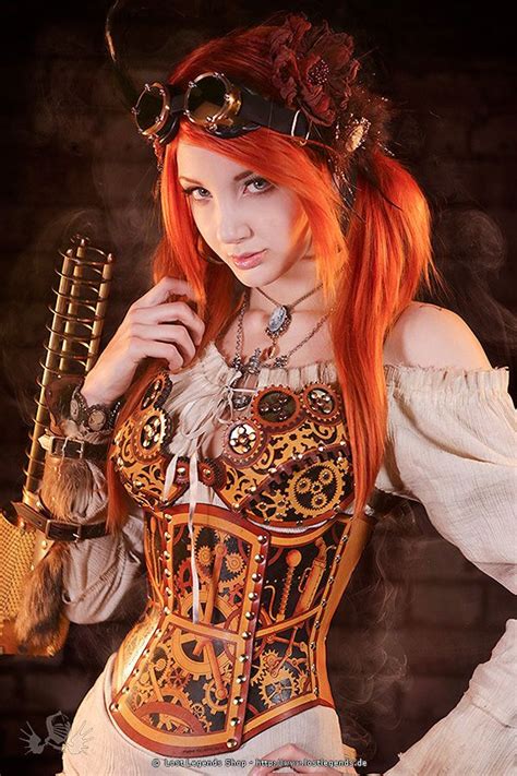 Clockwork Corset Steampunk Korsett Leder Ab 494 88 Jetzt Reduziert