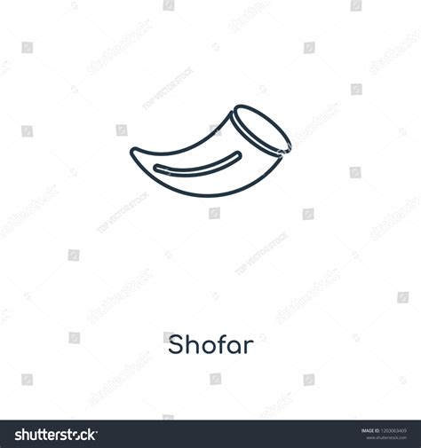 Shofar Outline Images Stock Photos Vectors Shutterstock