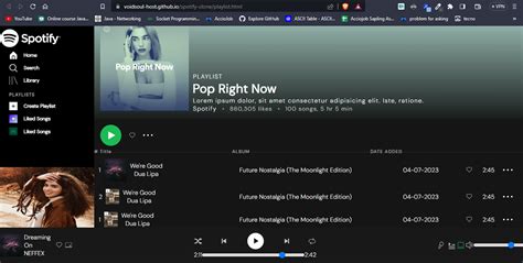 GitHub Ranjeetmehta Spotify Clone Project