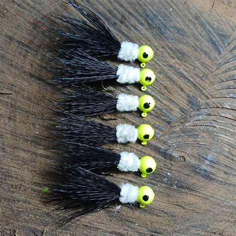 Hand Tied Crappie Jigs Etsy