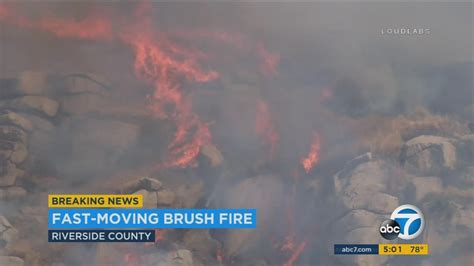 Firefighters Battling Multiple Brush Fires In Inland Empire