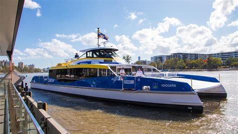 Brisbanes Newest Double Decker Citycat Launches With Shade Sail