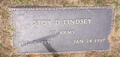 Stoy D Lindsey M Morial Find A Grave