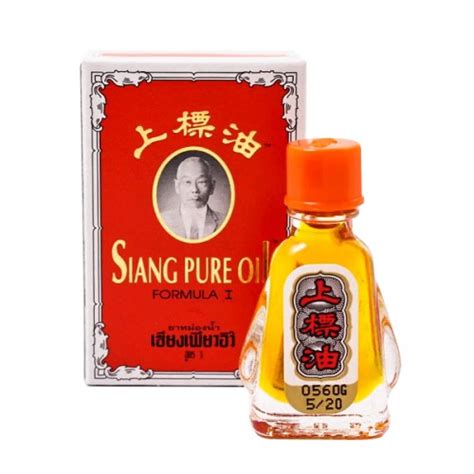 Dầu Gió Đỏ Ông Già Thái Lan Siang Pure Oil Formula I Thái Lan