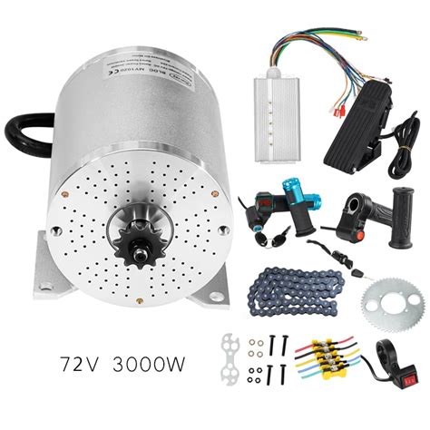 Kunray 72v 3000w High Speed Electric Brushless Motor For Electric