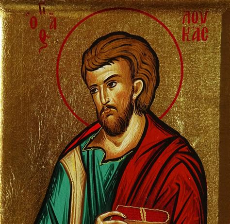 Hl Evangelist Lukas Ikone Icon Icona Icone Saint Luke Ikona Orthodox