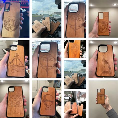 Lord Of The Rings WOOD Phone CASE Available In Different IPhone Models