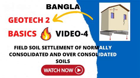 Field Soil Settlement Of Normally Consolidated And Over Consolidated