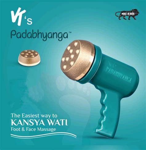 Padabhyanga KT06B Electric Kansa Vatki Massager For Face Foot Massage