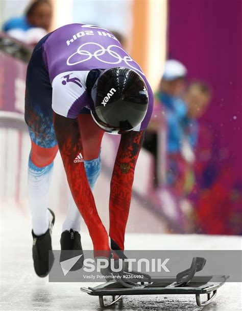 2014 Winter Olympics Skeleton Training Sessions Sputnik Mediabank