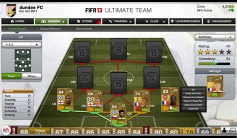 Fifa 13 Barclays Prem Squad Builder 110K YouTube