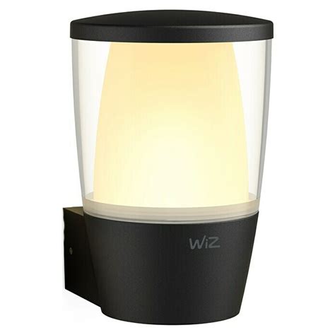 Wiz Aplique Exterior Led Elpas W X X Cm Negro