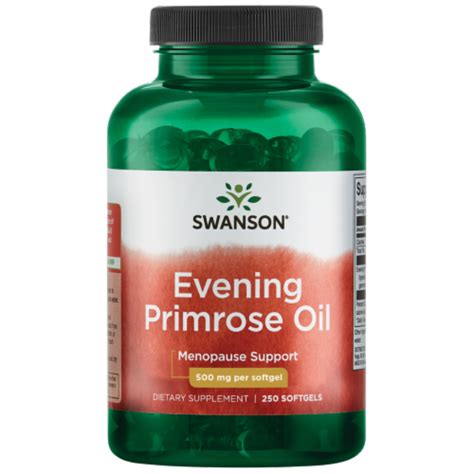 Swanson Evening Primrose Oil 80 Mg Gla 500 Mg 250 Softgels 500 Mg