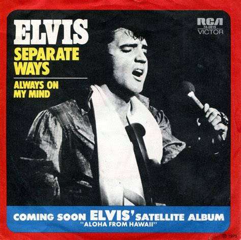 Separate ways Elvis Presley アルバム