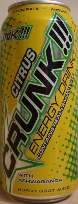 Crunk Energy Drink Citrus 473ml United States