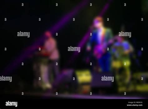 Abstract blur rock music live on concert stage Stock Photo - Alamy