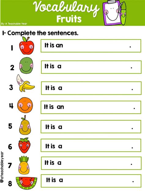 Ejercicio De Fruits Para Primary Cuadernos Interactivos Ejercicios