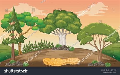 2d Background Cartoon Background Animation Stock Vector (Royalty Free ...