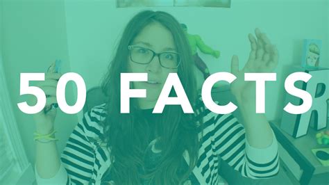 50 Facts About Me Youtube