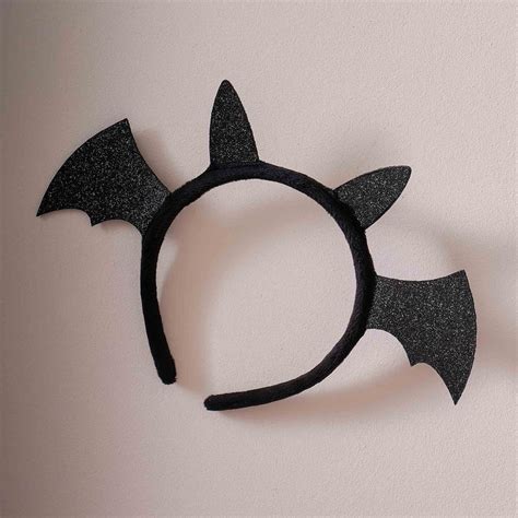 Fancy Dress Black Sparkle Bat Headband Amscan Asia Pacific