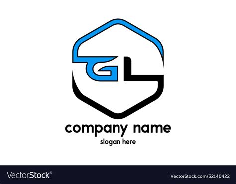 Gl logo Royalty Free Vector Image - VectorStock