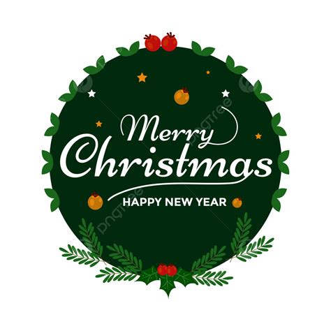 Happy Merry Christmas Vector Art PNG Merry Christmas And Happy New