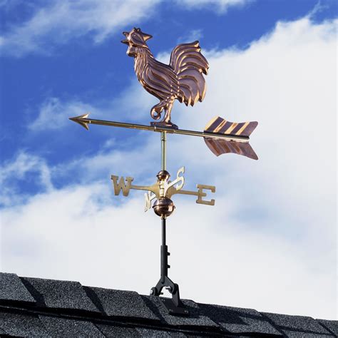 Rooster Cottage Weathervane With Mount Pure Products Garden Poles