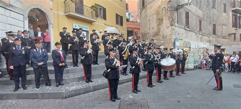 La Fanfara Della Legione Allievi Carabinieri Di Roma Alla Celebrazione