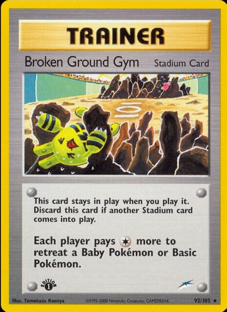 Broken Ground Gym Neo Destiny Bulbapedia The Community Driven