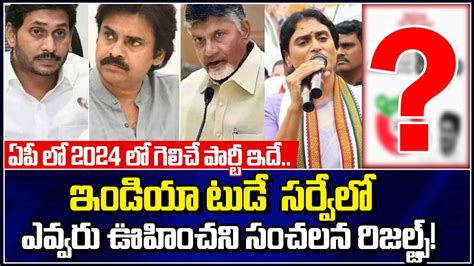 Sensational Pre Poll Survey Report On Ap Elections Ycp Vs Tdp