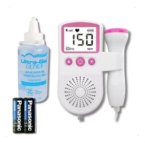 Doppler Fetal Sonar Ultrassom Ouvir Batimentos Bebe Monitor Frete grátis