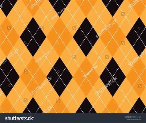 Orange Argyle Background Stock Vector Royalty Free 1089143126