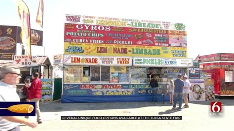 Several Unique Food Options Available At The Tulsa State Fair Youtube