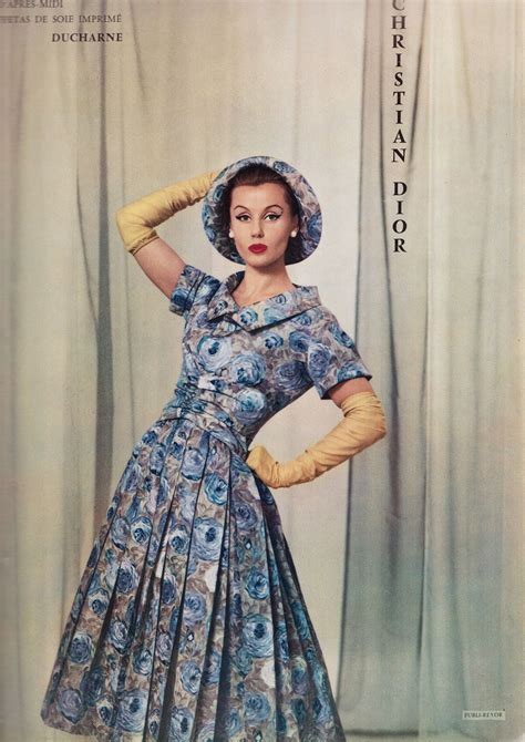 Christian Dior 1957 Vintage Fashion Photography Fifties Fashion