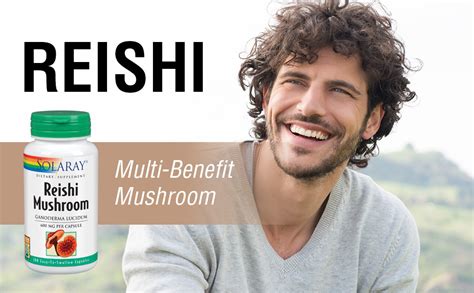 Solaray Reishi Mushroom Mg Capsules Immune Support Wellness