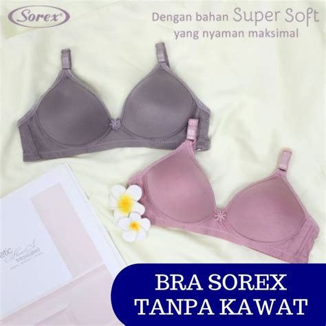 Jual Sm Sorex Bra Bh Tanpa Kawat Super Soft Busa Sedang Shopee Indonesia