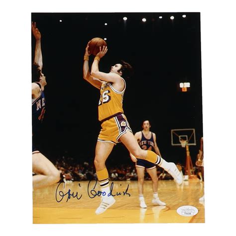 Gail Goodrich Signed Lakers 8x10 Photo JSA Pristine Auction