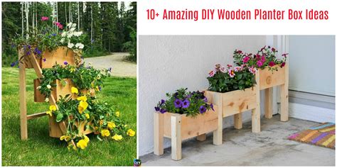 10+ Amazing DIY Wooden Planter Box Ideas - DIY 4 EVER