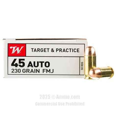 45 ACP Ammo at Ammo.com (Cheap 45 Caliber Bullets)