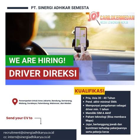 Loker Sma Smk Di Pt Sinergi Adhikarya Semesta Medan