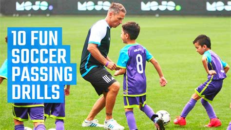 10 Best Soccer Passing Drills for U8, U10 and U12 | Fun Soccer Drills ...