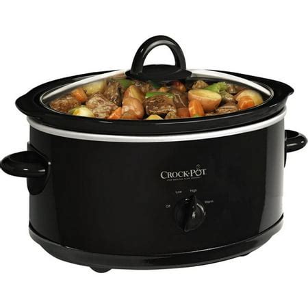 Crock-Pot 7-Quart Slow Cooker, Black - Walmart.com