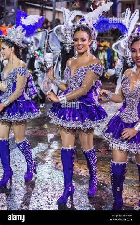 Young girls dancers Oruro Carnival, Bolivia Stock Photo - Alamy