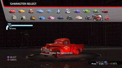 Cars 3: Driven to Win Game Unlockable Characters