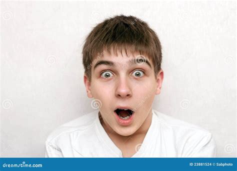 Amazed Teenager Stock Photo Image Of Handsome Look 23881524