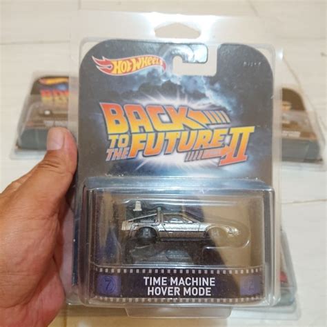 Jual HOT WHEELS BACK TO THE FUTURE TIME MACHINE HOVER MODE 2 RETRO Shopee Indonesia