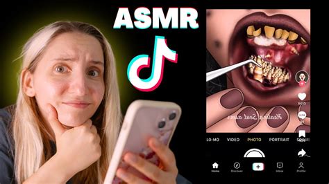 ASMR FR Une ASMR Artist RÉAGIT Aux TIKTOK ASMR 4k YouTube